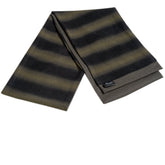 Men's Microfiber Soft Comfortable Black Green Wool Scarf - Amedeo Exclusive